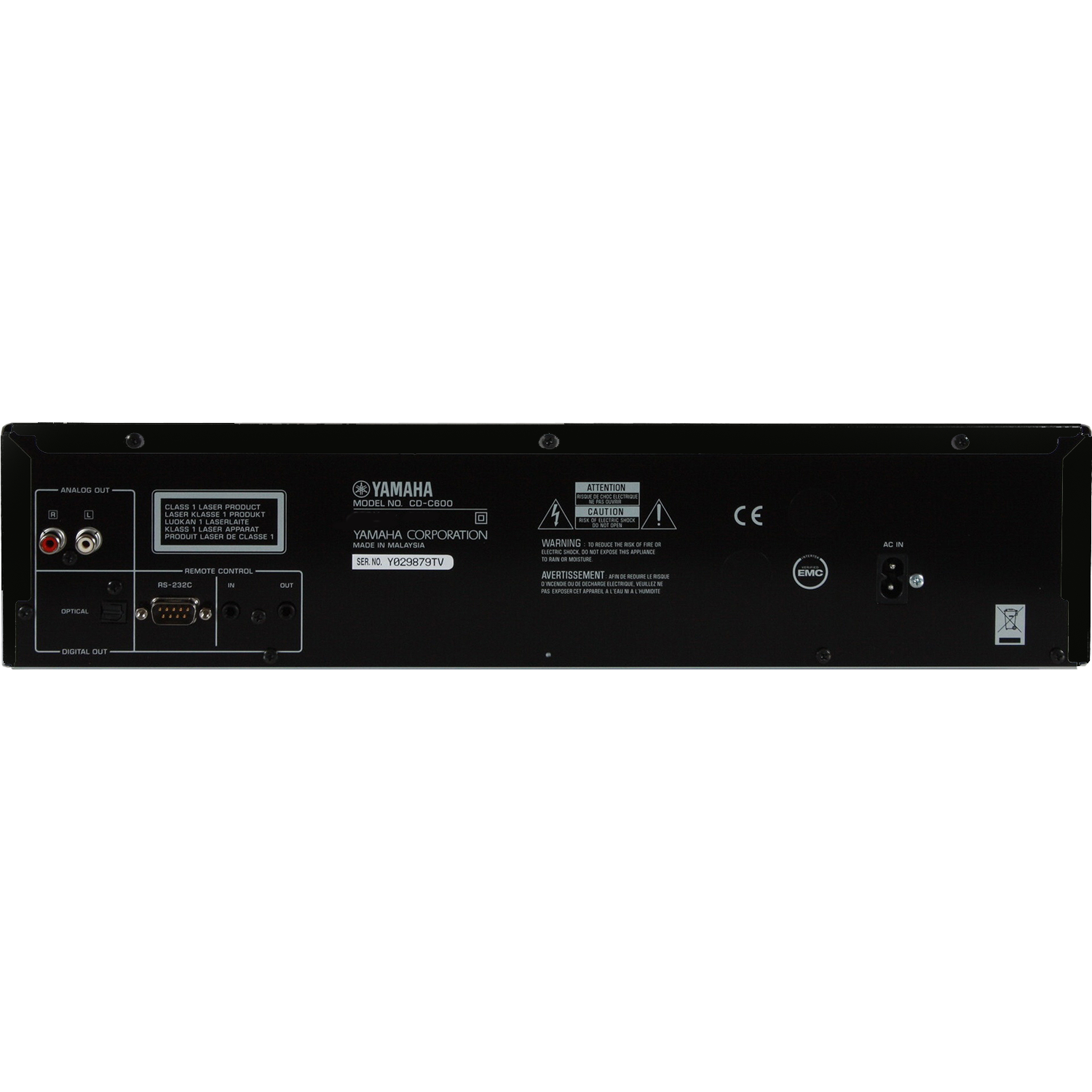 YAMAHA CDC600 5 Disc CD Changer w/ PlayXchange Accessories4less