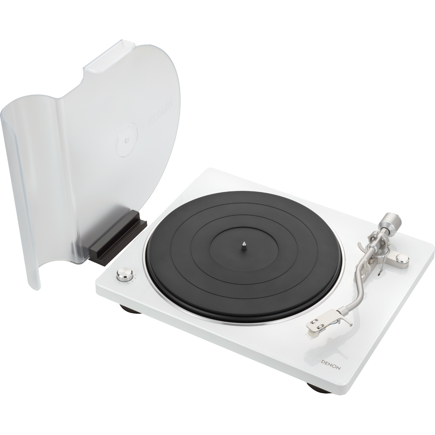 DENON DP-400 Semi Auto Turntable w/ Pre-Amp White