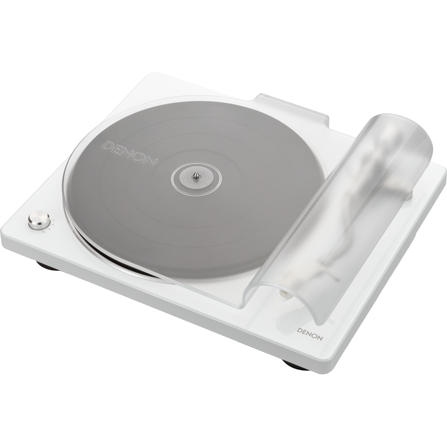 DENON DP-400 Semi Auto Turntable w/ Pre-Amp White | Accessories4less