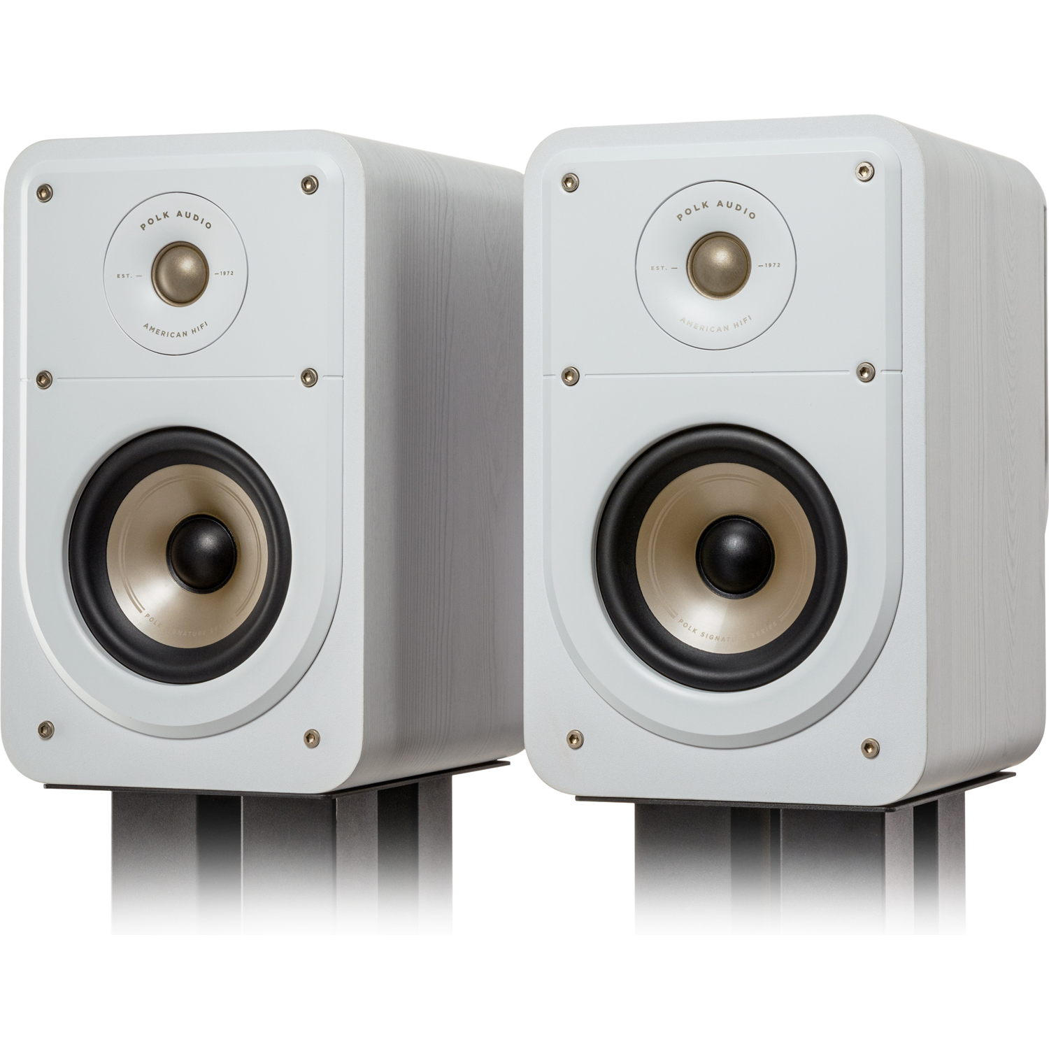 POLK AUDIO NEW Signature Elite ES15 PAIR 5 25 quot Bookshelf Speaker White