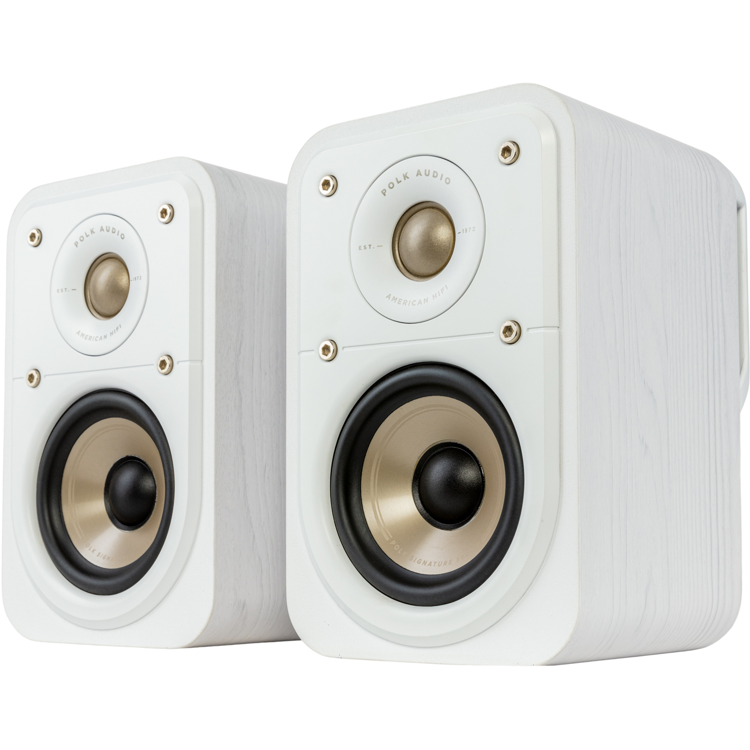 POLK AUDIO Signature Elite ES10 PAIR 4" Bookshelf Speakers White