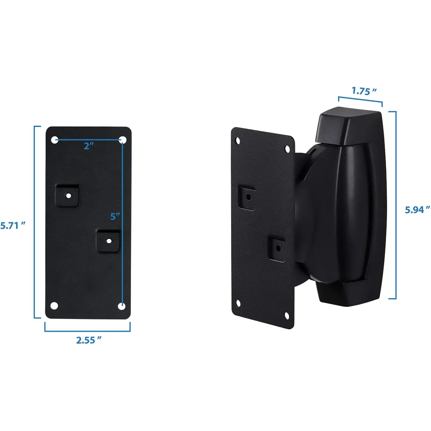 ETHEREAL  Universal Pair Adjustable Speaker Wall Mount Brackets