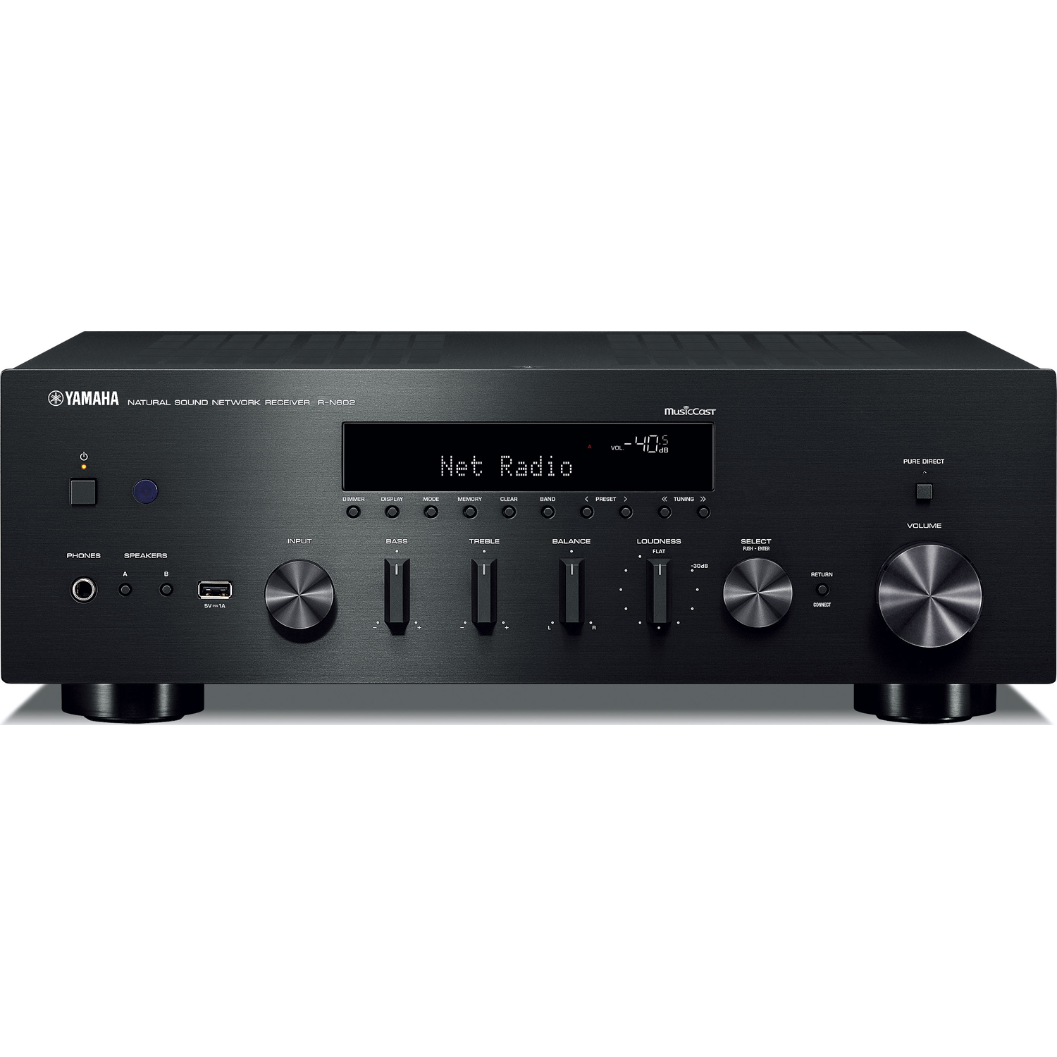 YAMAHA R-N602 2-Ch x 80 Watts Networking Stereo Receiver
