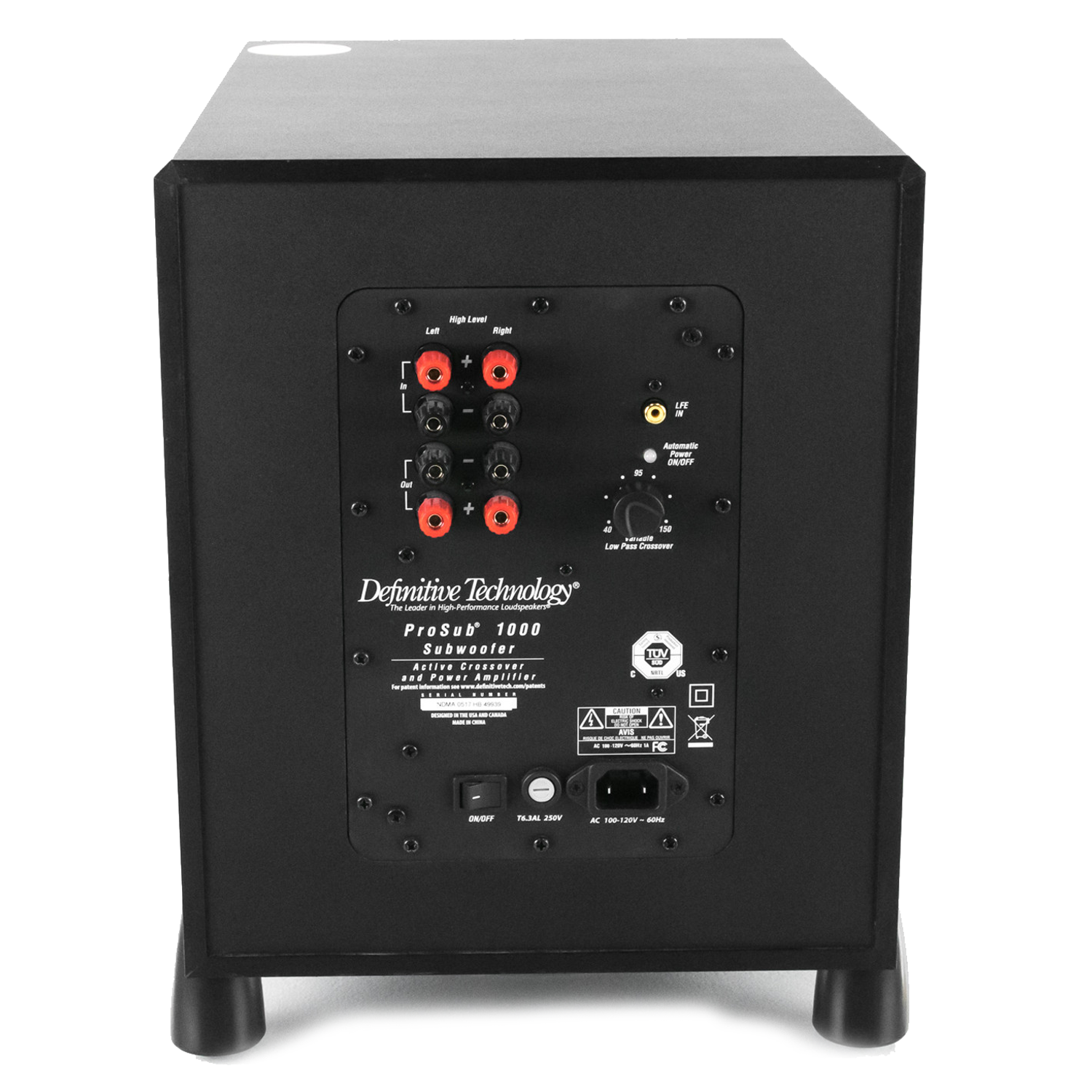DEFINITIVE TECHNOLOGY NEW PROSUB 1000 10