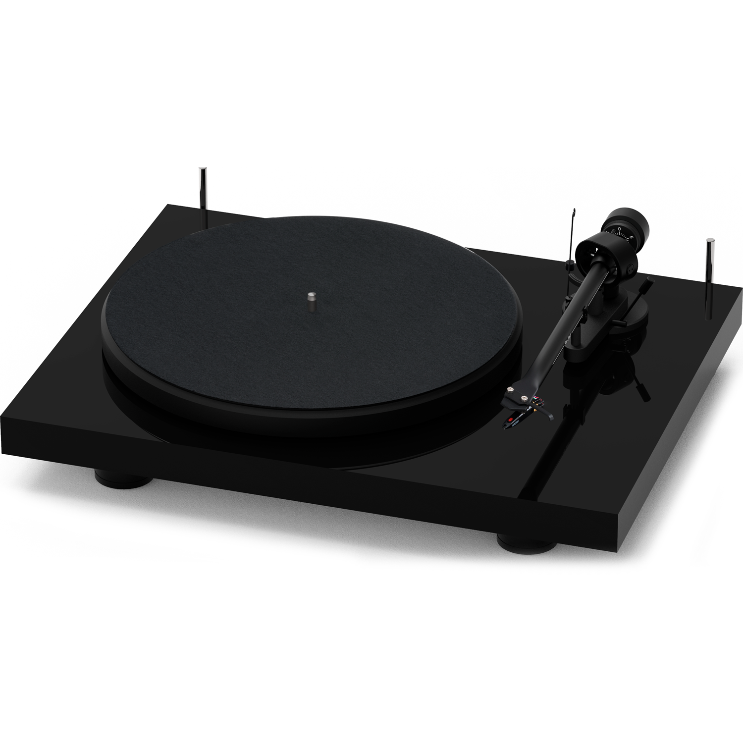 PRO-JECT Debut III Turntable w/ Ortofon OM5e Piano Black OPEN BOX