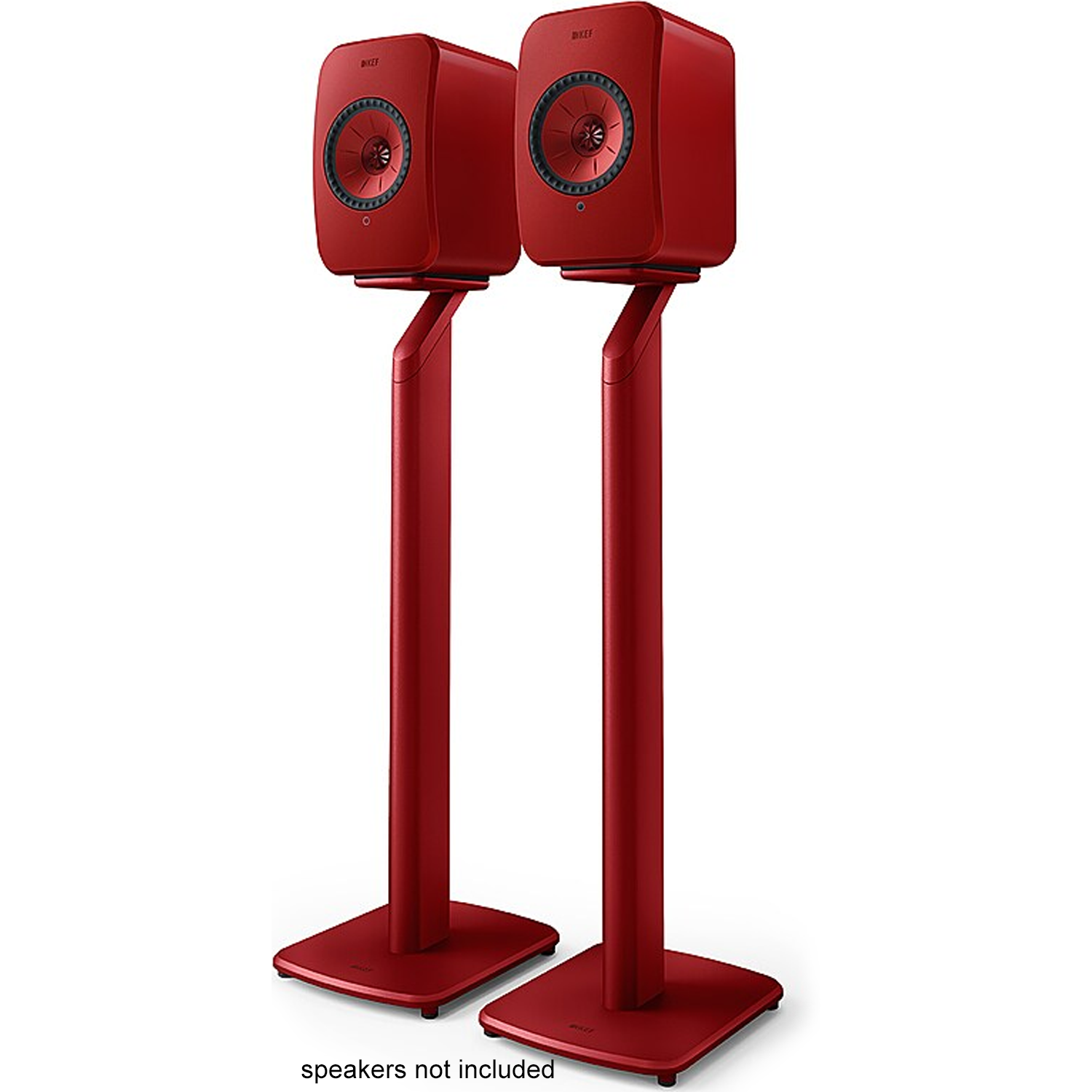 KEF S1 PAIR Floorstands for LSX Speakers Red Accessories4less