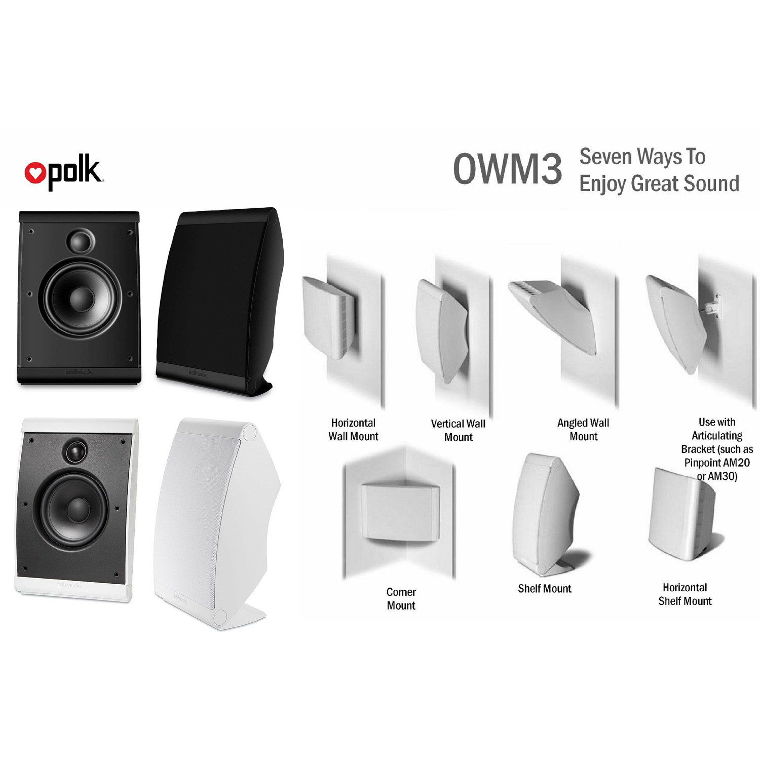 POLK AUDIO  OWM3