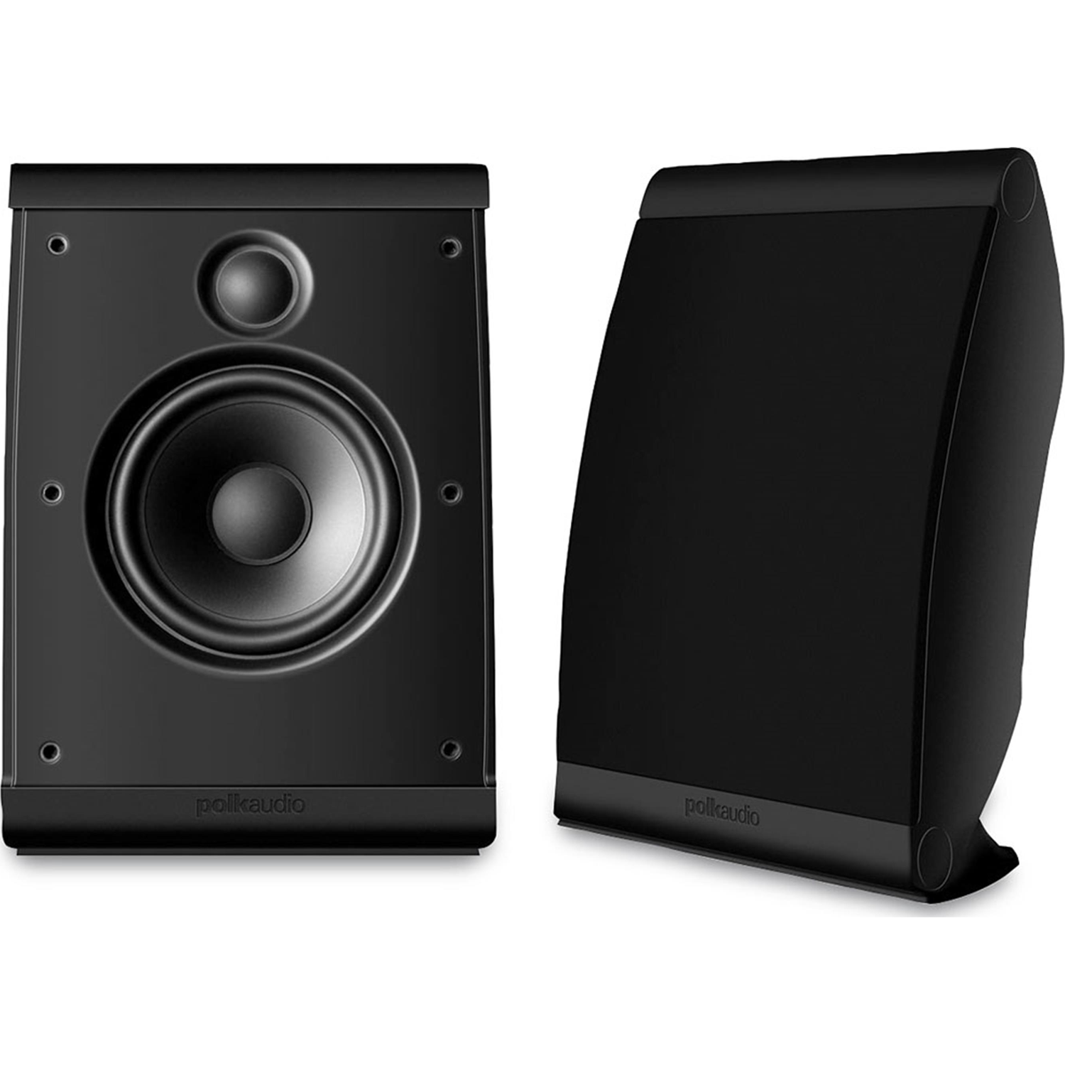 POLK AUDIO NEW OWM3 PAIR Multi-Purpose Home Theater Speaker Black