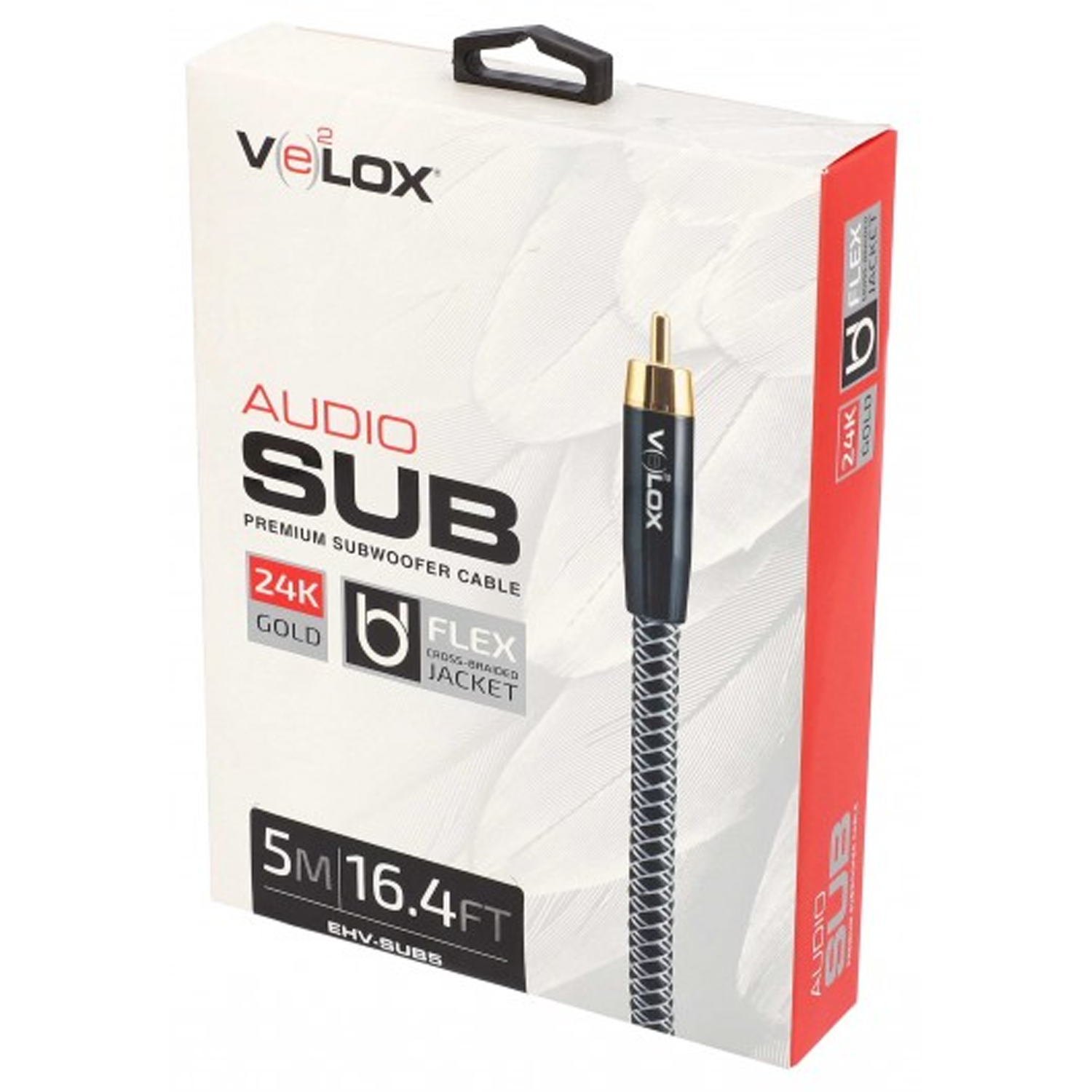 ETHEREAL EHV-SUB 16ft Velox Premium Subwoofer Cable