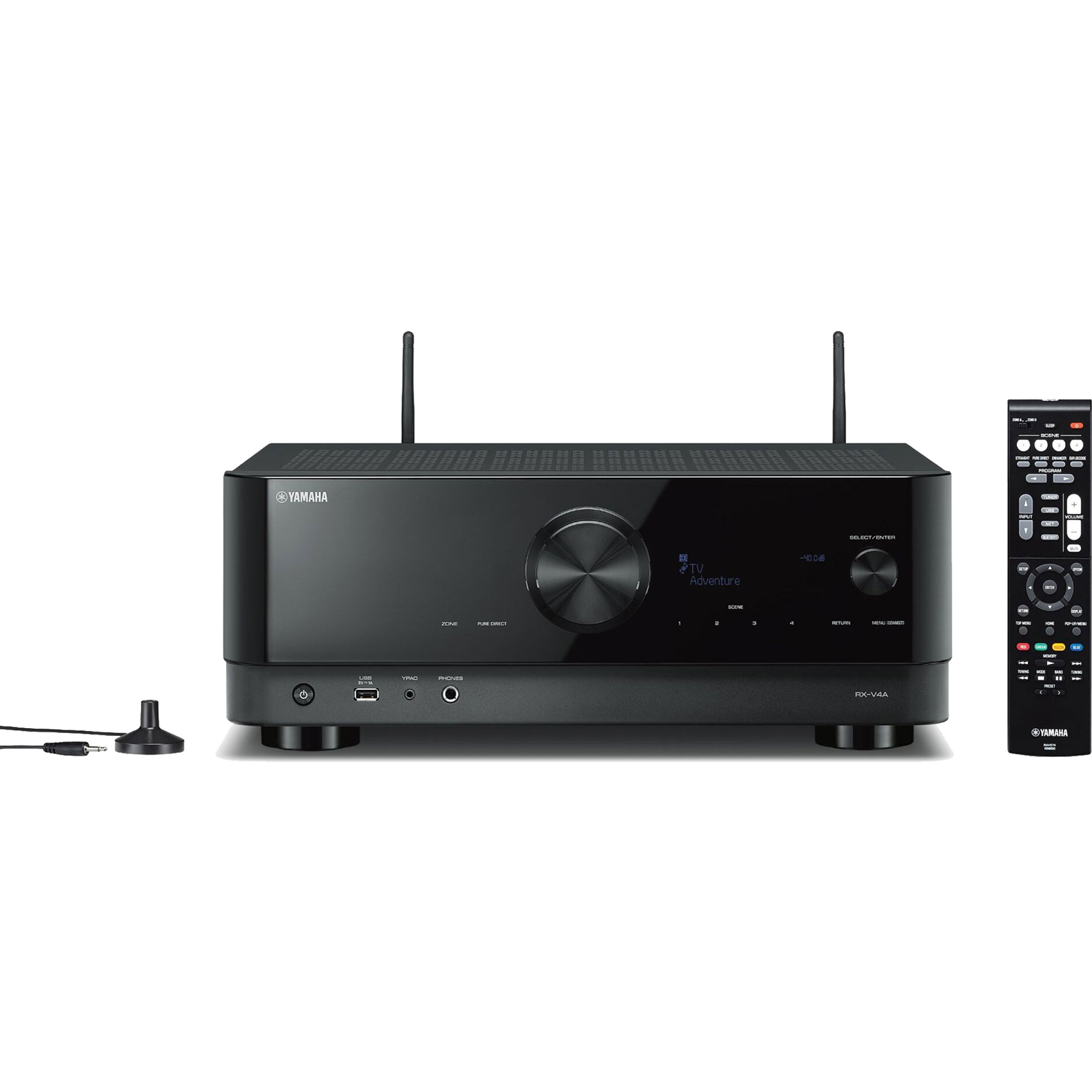 x 5.2-Ch 8K RX-V4A Accessories4less A/V 80 YAMAHA Receiver Watts |