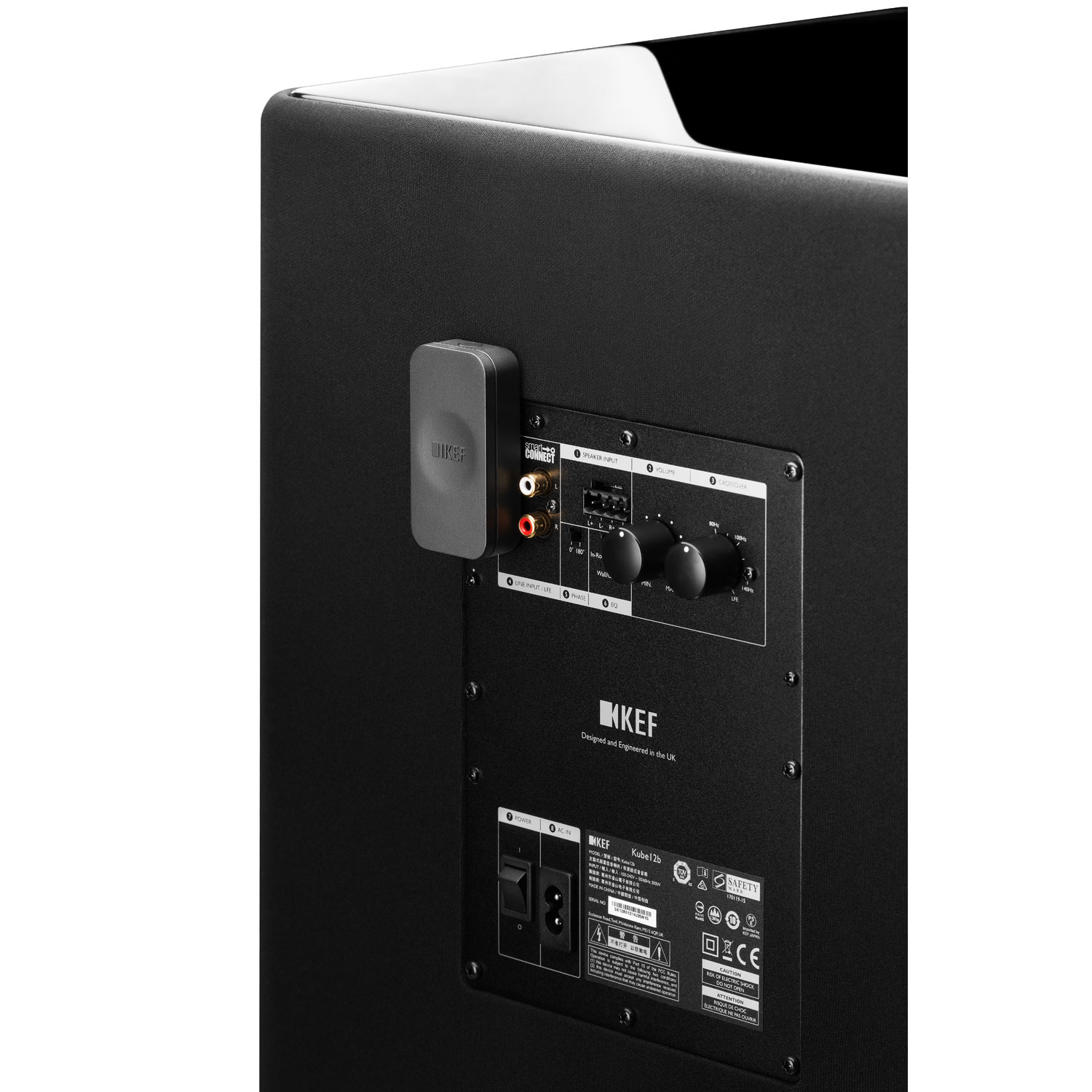 KEF KUBE 12B 12" 300 Watt ClassD Powered Subwoofer Black