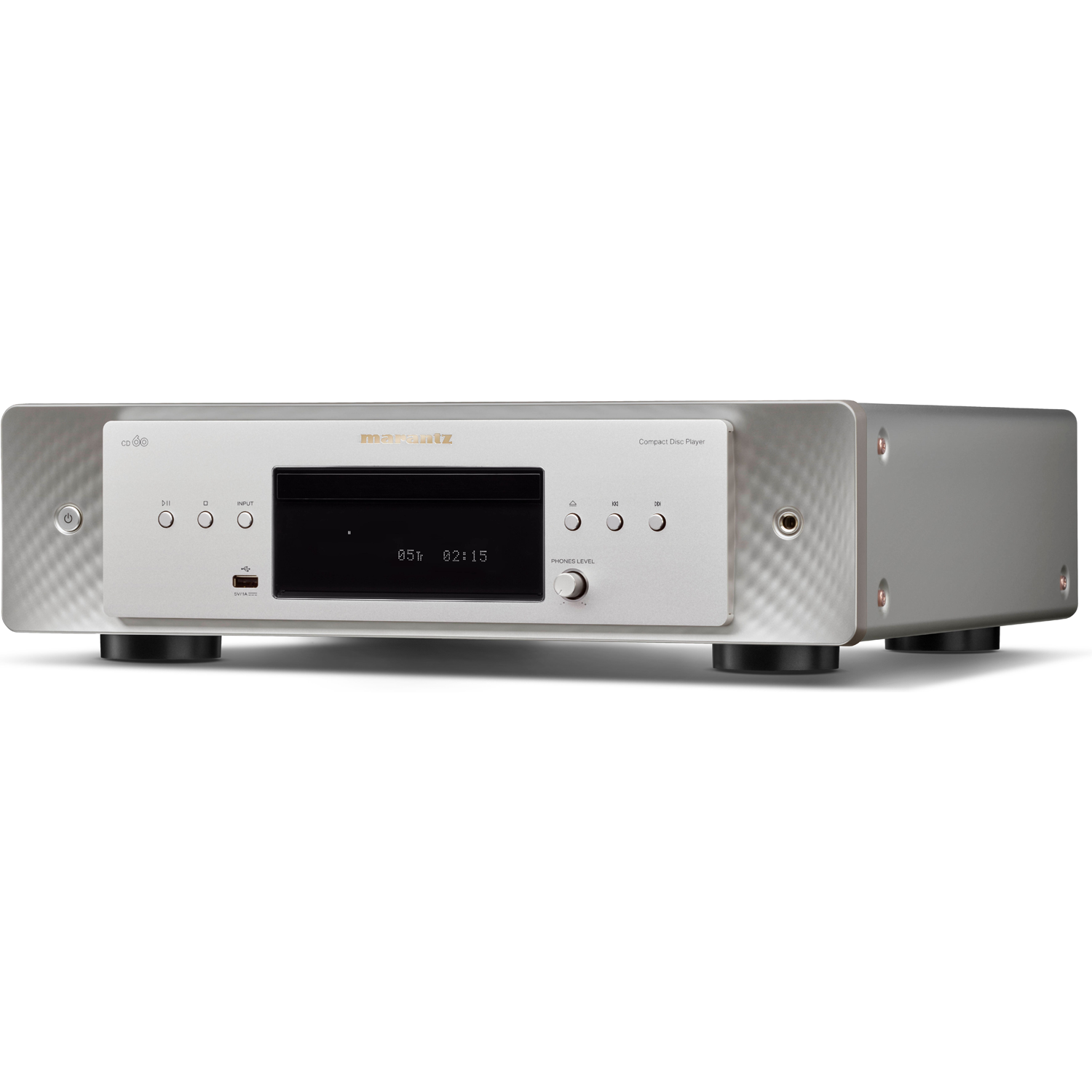 MARANTZ CD60 Single-Disc CD Player w/USB Silver