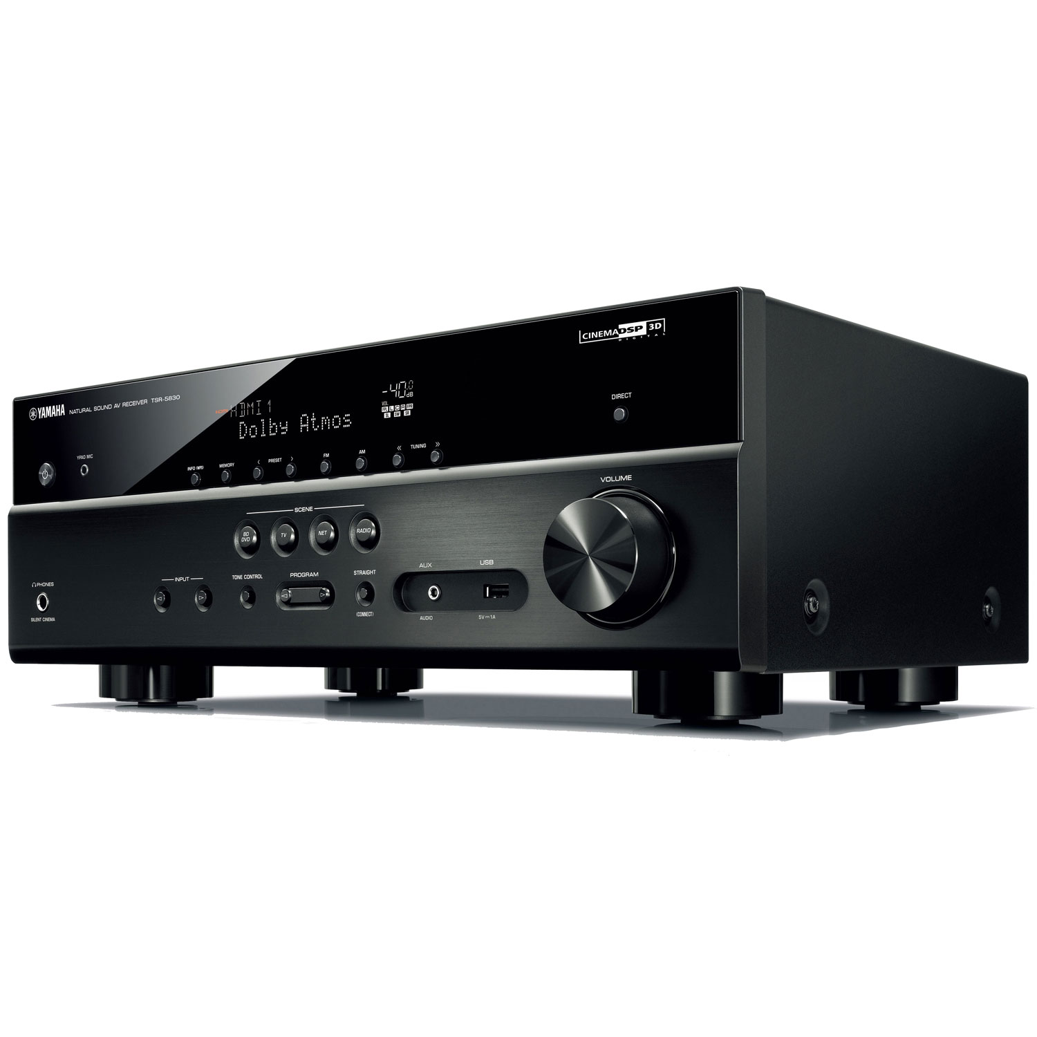 YAMAHA TSR-5830 7.2-Ch x 80 Watts Networking A/V Receiver