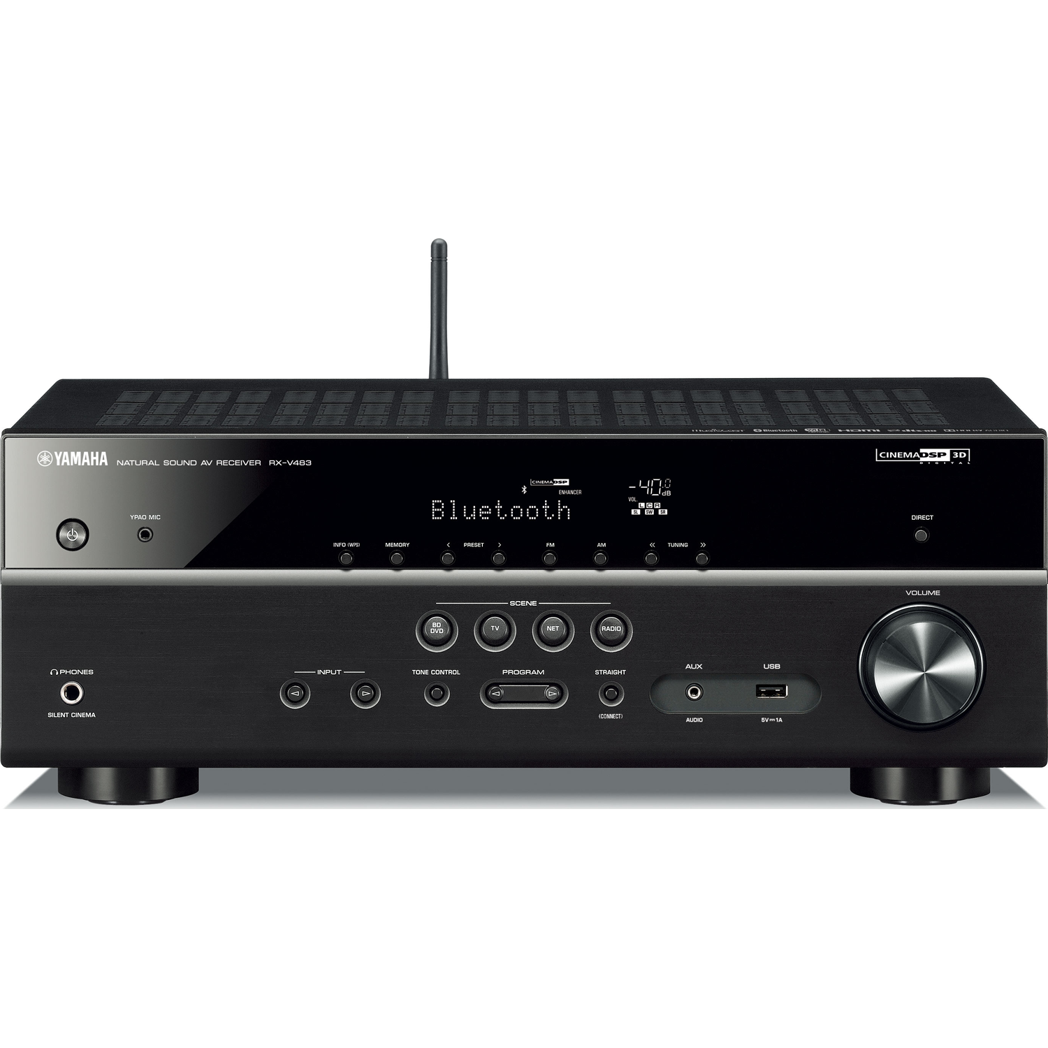 YAMAHA RX-V483 5.1-Ch x 80 Watts A/V Receiver