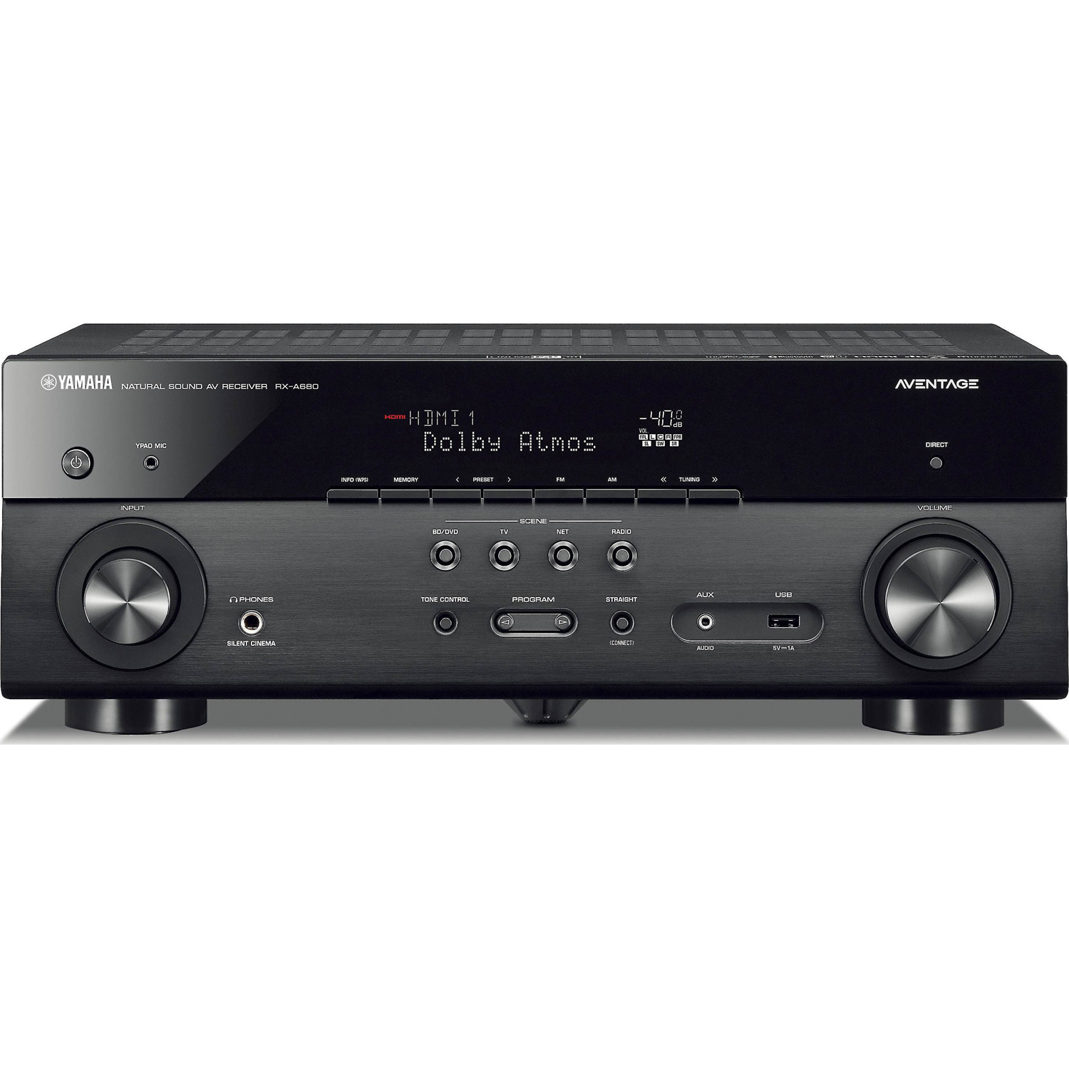 YAMAHA RX-A680 7.2-Ch x 80 Watts A/V Receiver