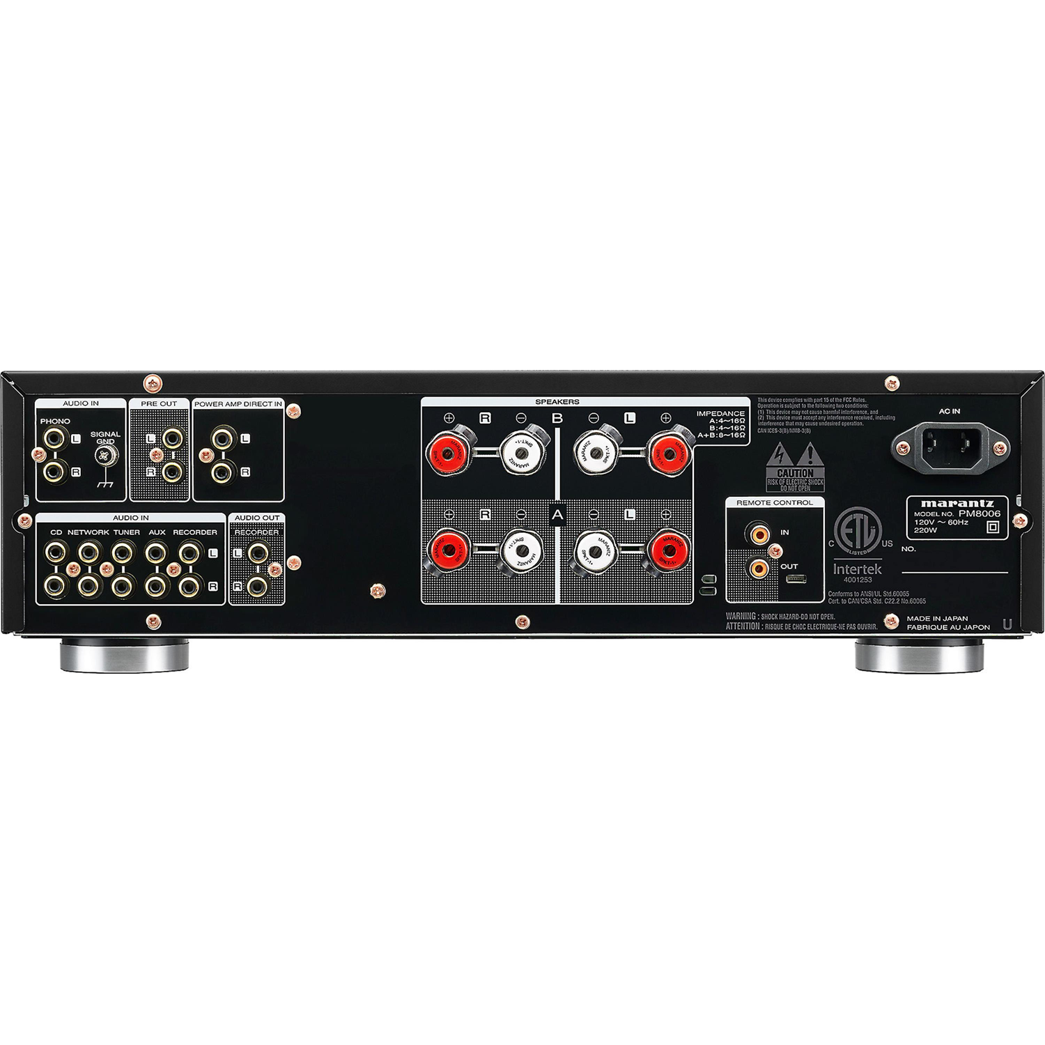 MARANTZ PM8006 BACK