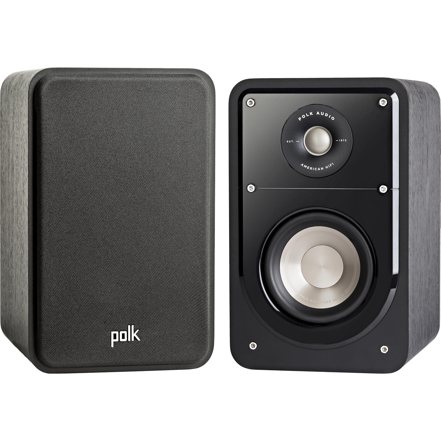 POLK AUDIO Signature S15 PAIR 5.25" 2-Way Bookshelf Speaker Black