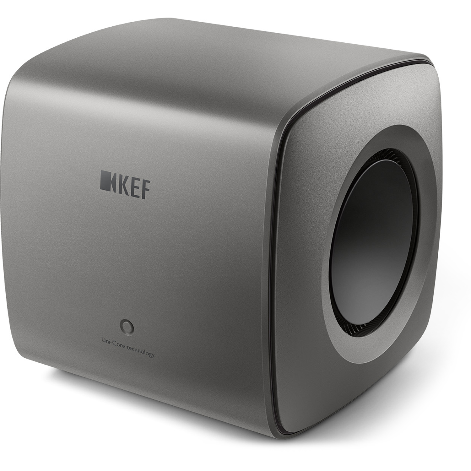 KEF KC62 6.5" 1000 Watt Powered Subwoofer Titanium
