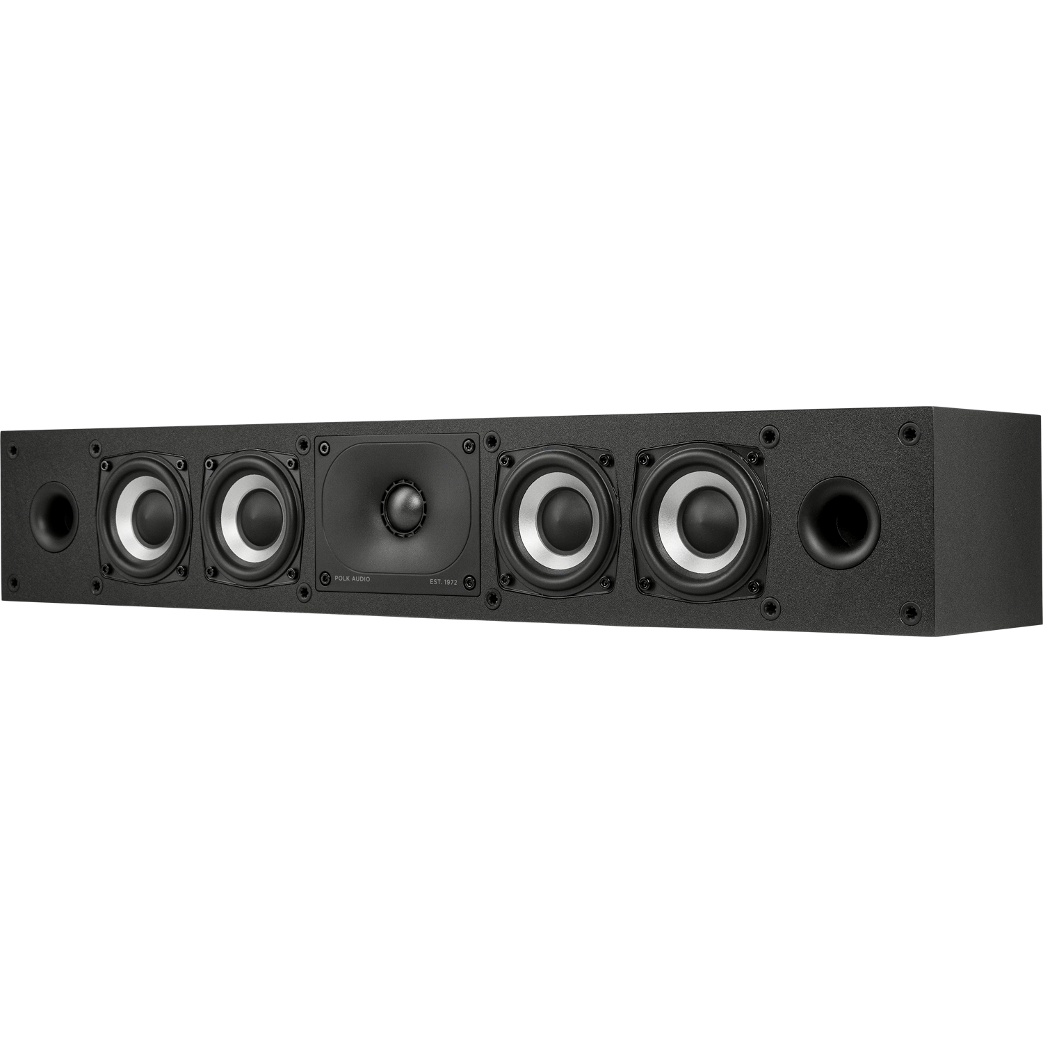 POLK AUDIO NEW Monitor XT35 Low-Profile Center Channel Speaker Black