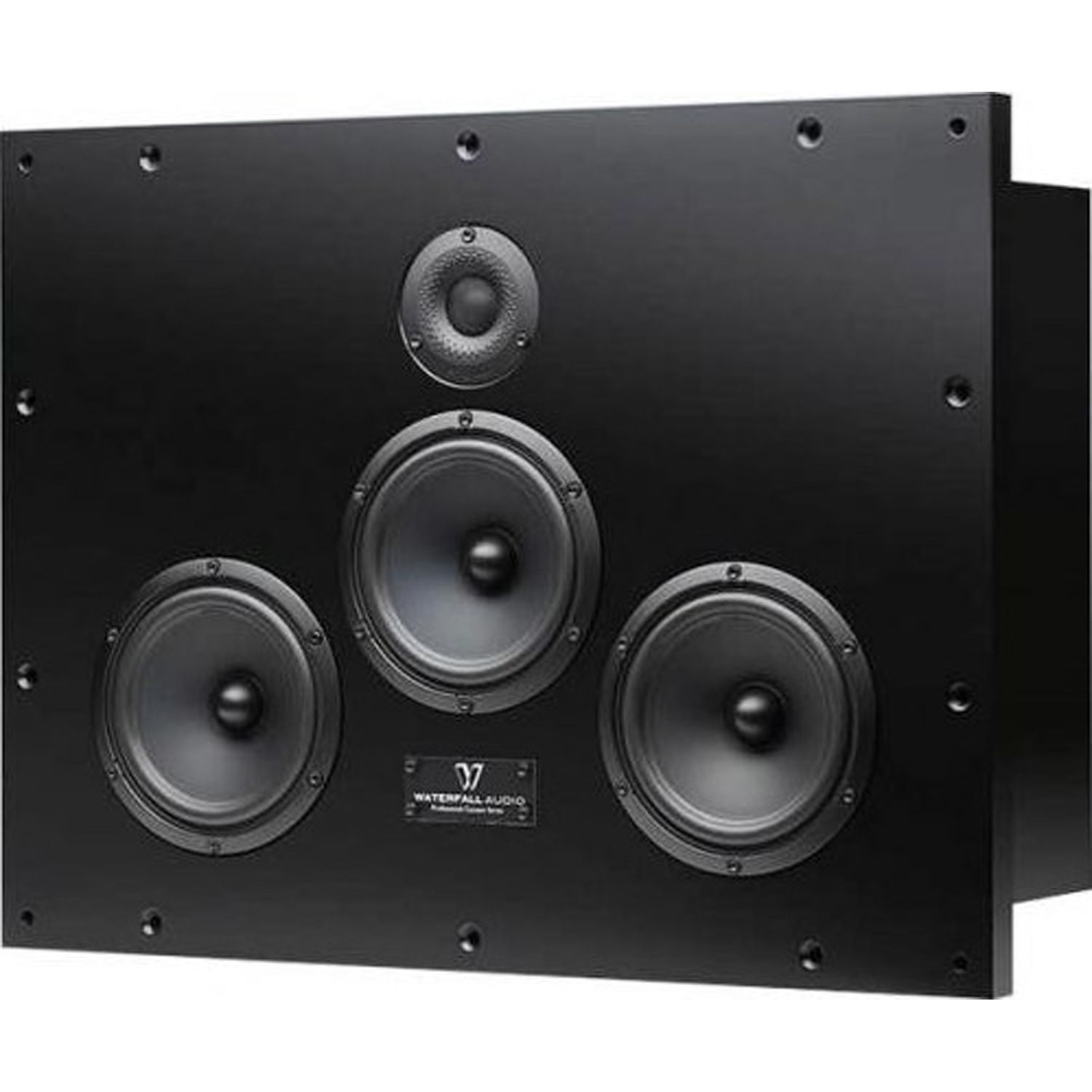 WATERFALL AUDIO Pro Custom Series LCR300 EACH 6" 3-Way LCR Speaker Black