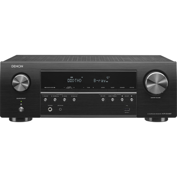 DENON AVR-S540BT 5.2-Ch x 70 Watts Bluetooth A/V Receiver