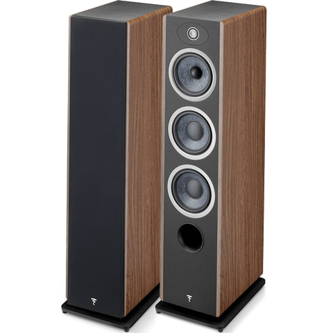 FOCAL Vestia No2 PAIR 6.5" 3-Way Floor-Standing Speakers Dark Wood