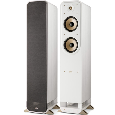 POLK AUDIO Signature Elite ES55 PAIR 6.5" 2-Way Floor-Standing Speakers White