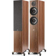 POLK AUDIO Reserve R600 PAIR 6.5" 2-Way Floor-Standing Speakers Brown