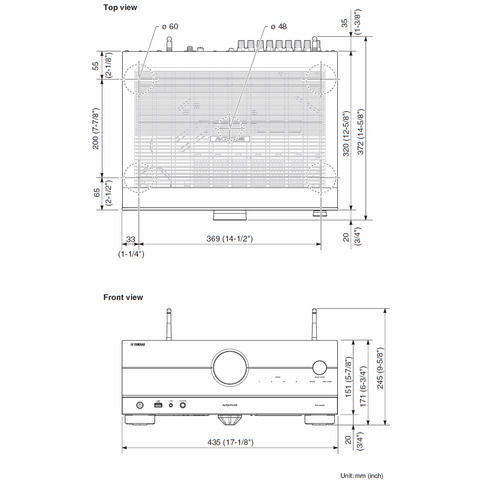 YAMAHA RX-A2A 7.2-Ch x 100 Watts A/V Receiver | Accessories4less