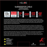 ETHEREAL  Black Series 19' Subwoofer Cable