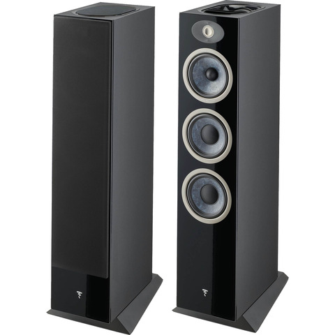 FOCAL Theva No3-D PAIR 6.5" 3-Way Dolby Atmos Floor-Standing Speakers Black