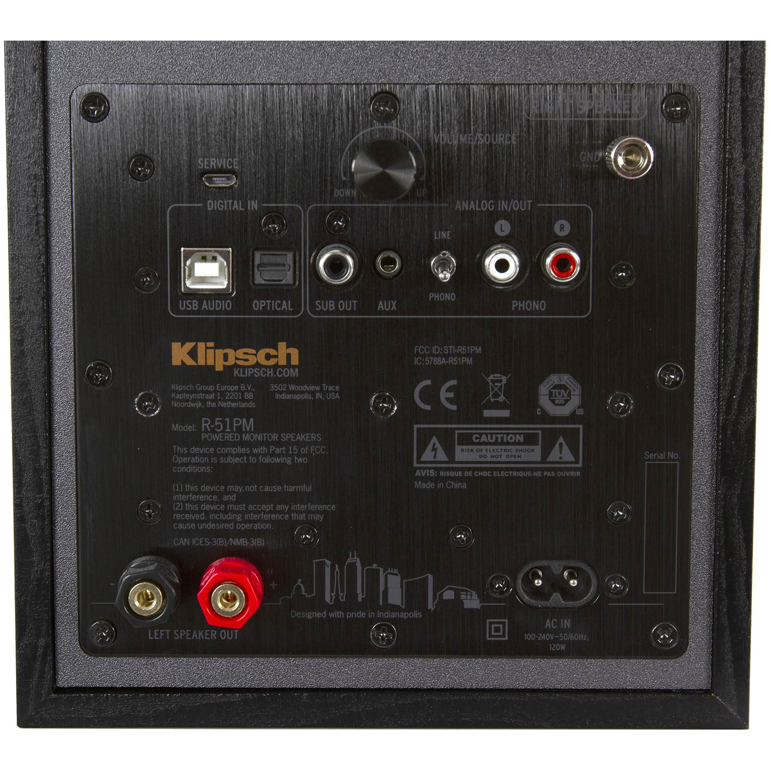 配信機器・PA機器・レコーディング機器 R-41PM Klipsch Powered Book ShelfSpeaker 配信機器・PA機器・レコーディング機器 R-41PM Klipsch Powered