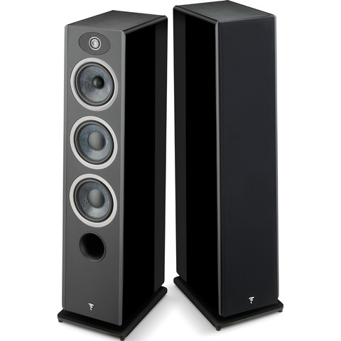 FOCAL Vestia No2 PAIR 6.5" 3-Way Floor-Standing Speakers Black