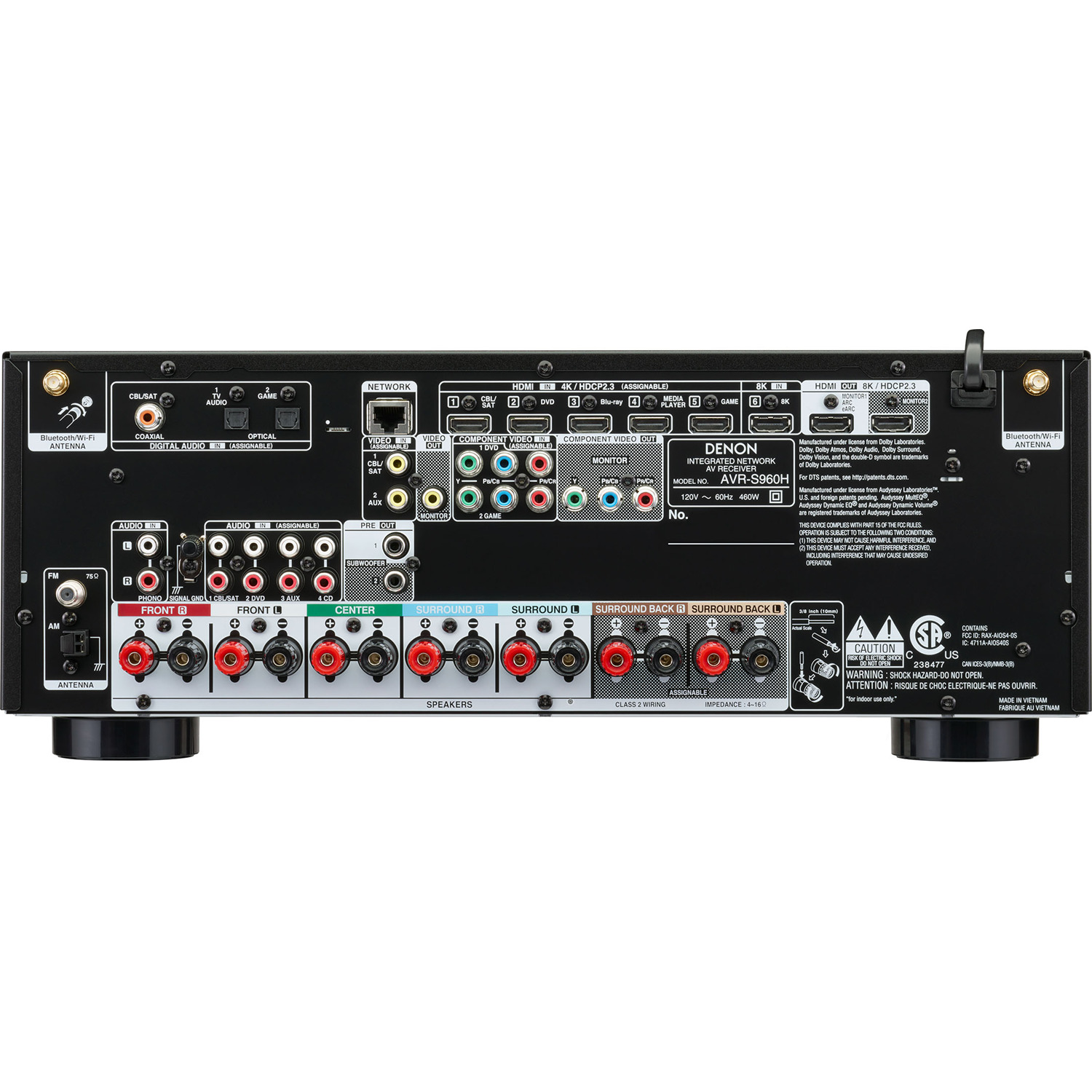 DENON NEW AVRS960H Receiver & Energy Take Classic 5.1 Home Theater