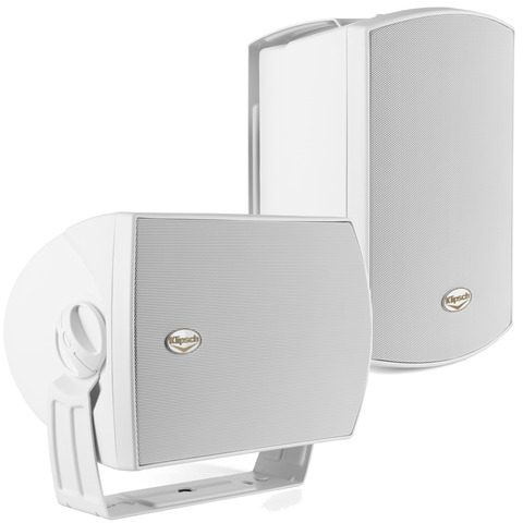 KLIPSCH AW525 PAIR 5.25" 2-Way Outdoor Speakers White OPEN BOX