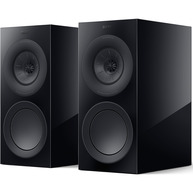 KEF R3 META PAIR R Series 6.5" Bookshelf Speakers Gloss Black 