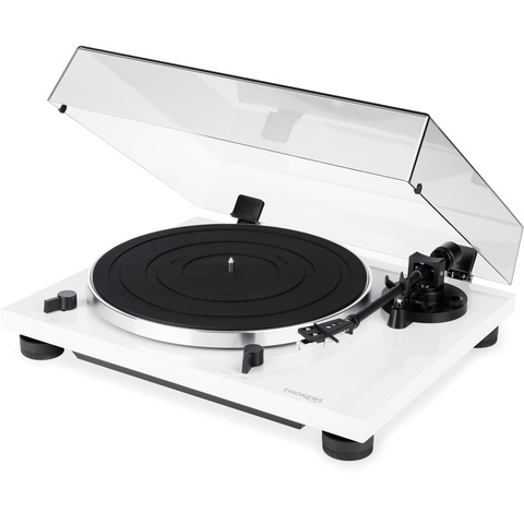 THORENS TD 201 Manual Turntable with Built-In MM Phono Stage White