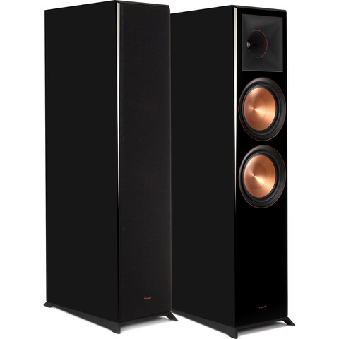 KLIPSCH RP-8000-F PAIR 8" 2-Way Floor Standing Speakers Piano Black