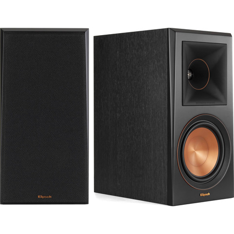 KLIPSCH RP-600-M PAIR 6.5" 2-Way Bookshelf Speakers Ebony Black
