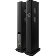 KEF LS60 PAIR Wireless Powered Speakers w/Wi-Fi, BT, & AirPlay 2 Black