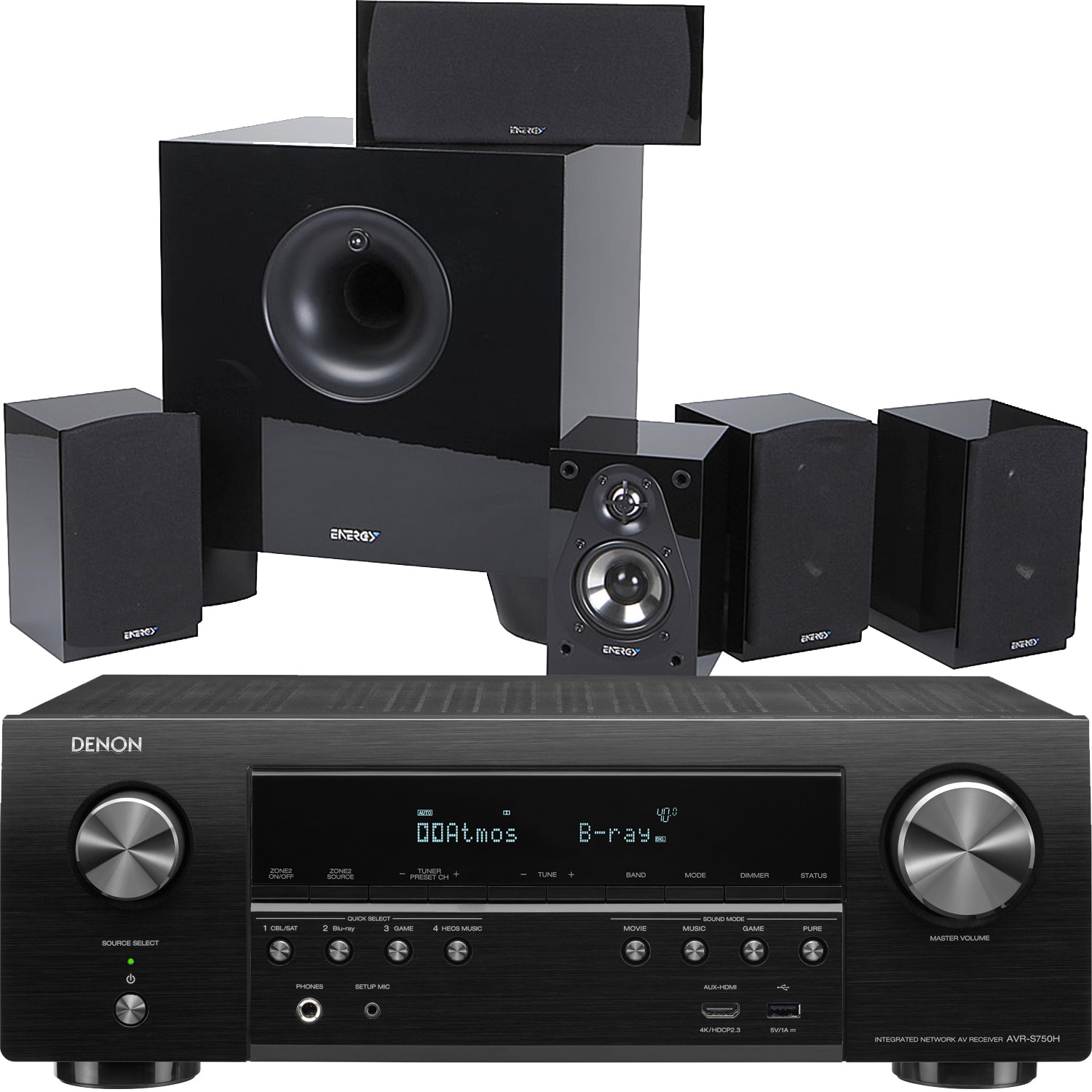 Speakers for discount denon receiver