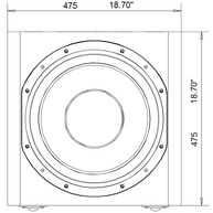 BOWERS & WILKINS  CT-8SW 