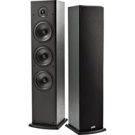 POLK AUDIO T50 PAIR 6.5" 2-Way Floor-Standing Speaker Black