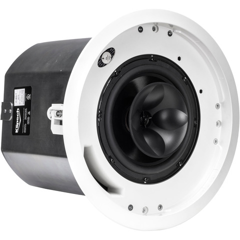 KLIPSCH OPEN BOX IC-800-T EACH 70/100V Commerical 8" 2-Way In-Ceiling Speaker White 