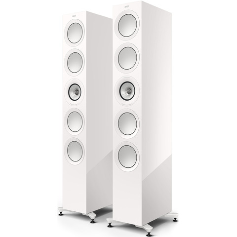 KEF R11 META PAIR 6.5" 3-Way Floor-Standing Speakers White