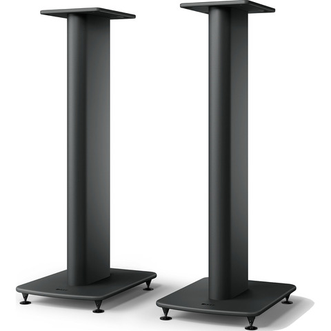 KEF NEW S2 PAIR 26" Speaker Stands for LS50 Meta & LS50 Wireless II Speakers Carbon Black