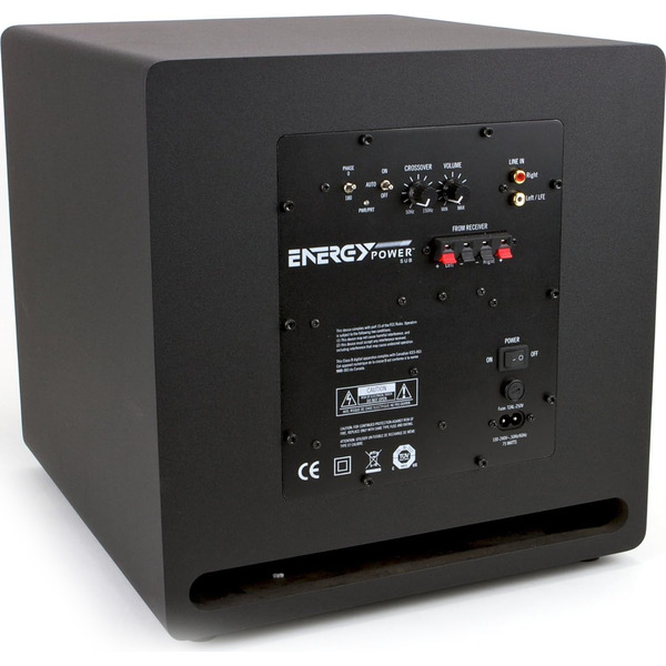ENERGY NEW Power12 12" 150 Watt Powered Subwoofer Black Accessories4less