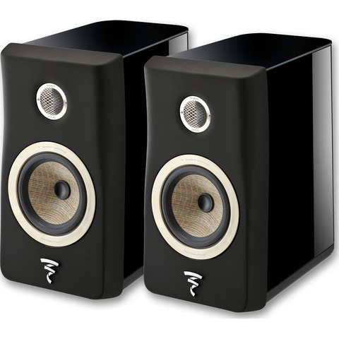 FOCAL KANTA No1 PAIR 6.5" Bookshelf Speakers Black High Gloss / Black Matte