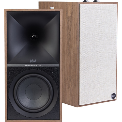 KLIPSCH The Sevens Heritage Inspired 6.5" Powered Speakers Walnut