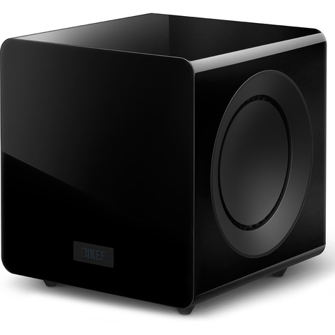 KEF KC92 Dual 9" Twin Force 1000 Watt Class-D Powered Subwoofer Black